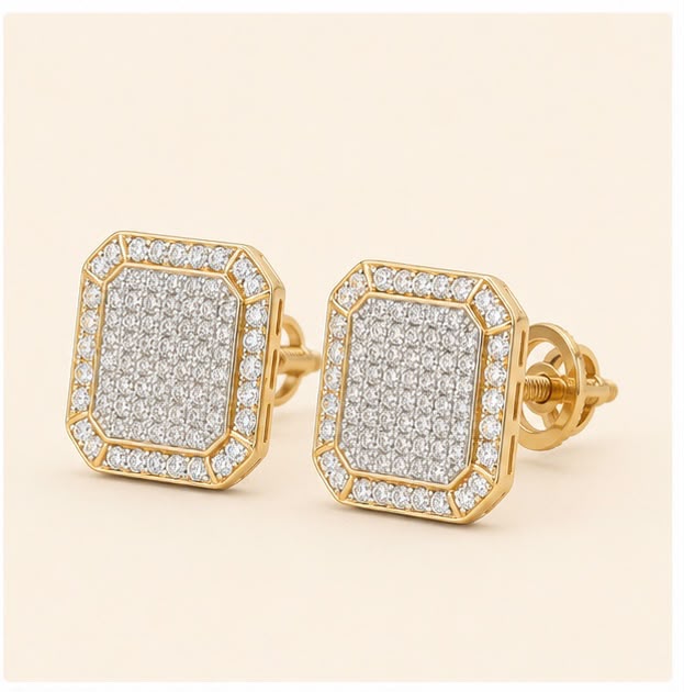 Men Diamond Stud