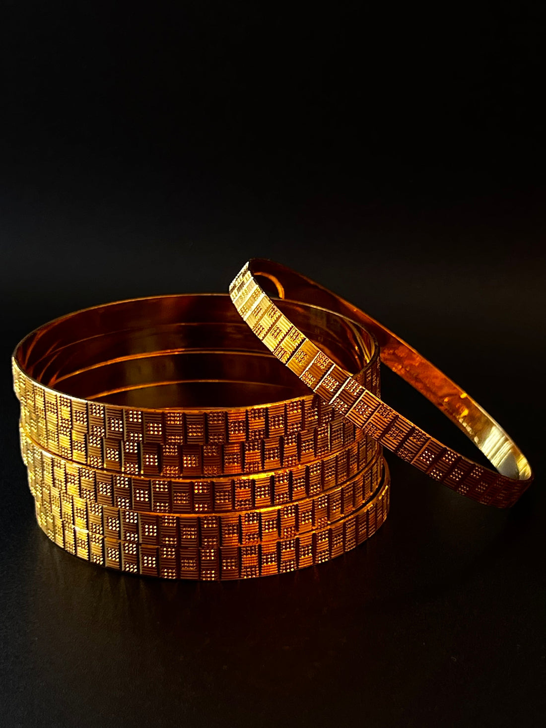 22K Gold Ladies Bangles Set