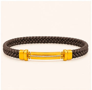 Gold Bracelet half gold