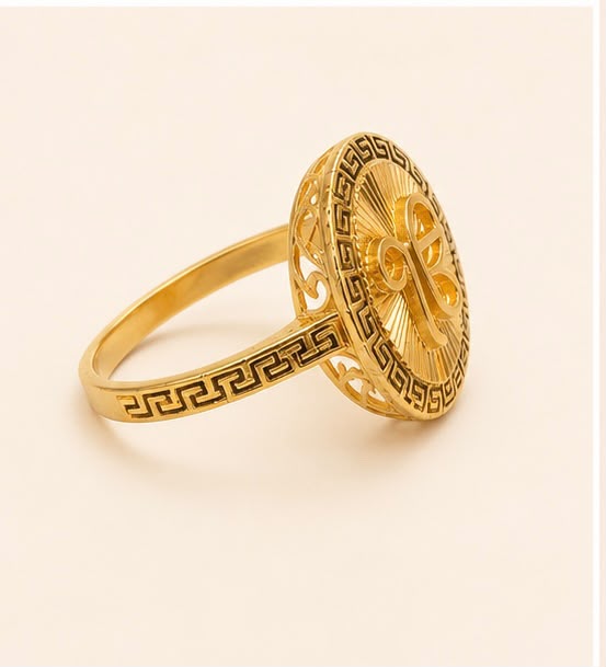 Ik Onkar Women 22k Gold Ring