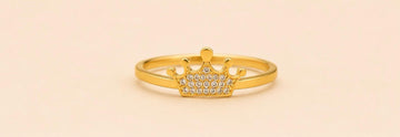 Princess Crown 22K Gold Ring