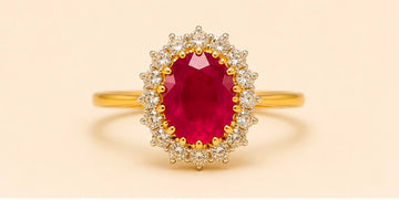 Majestic Ruby Gold Ring