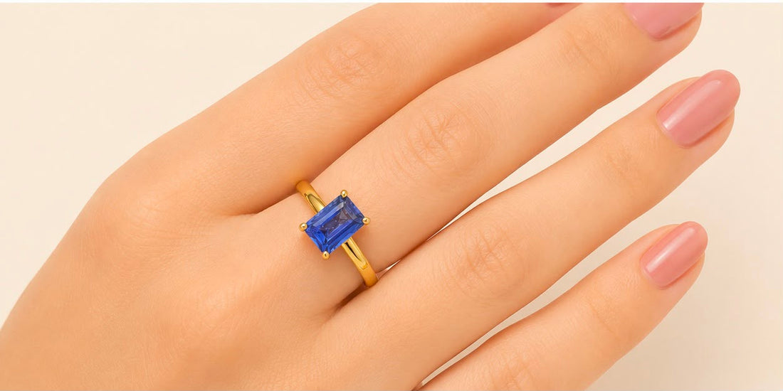 Midnight Blue Sapphire Ring