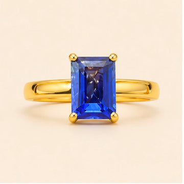 Midnight Blue Sapphire Ring
