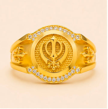 Spirit of Khalsa 22k Gold Ring