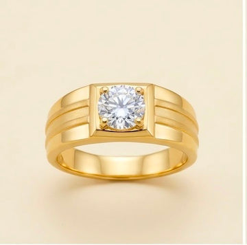 Prime Solitaire 22k Gold Ring