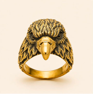 Bold Eagle 22k Gold Ring