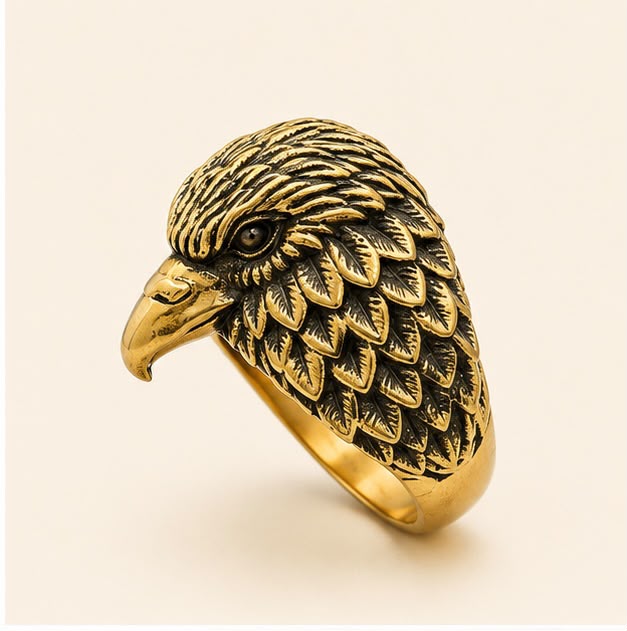 Bold Eagle 22k Gold Ring