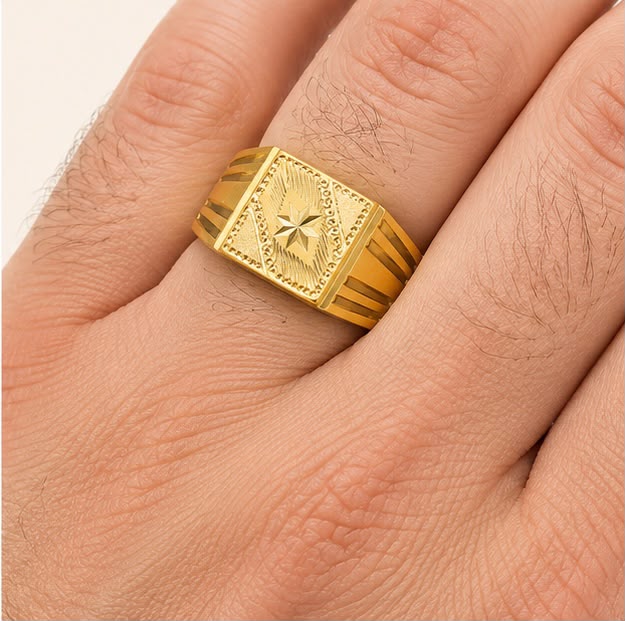 Guiding Star 22k Gold Ring