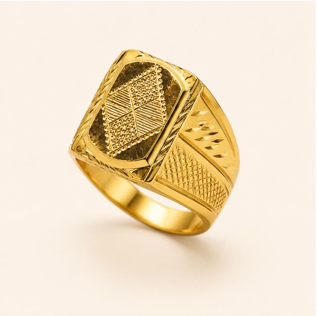 Vintage Signet 22k Gold Ring