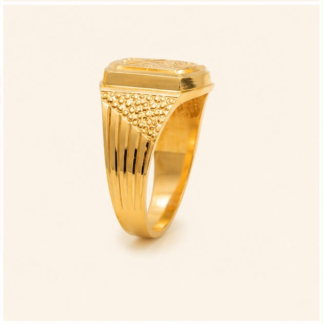 Simple Statement 22k Gold Ring