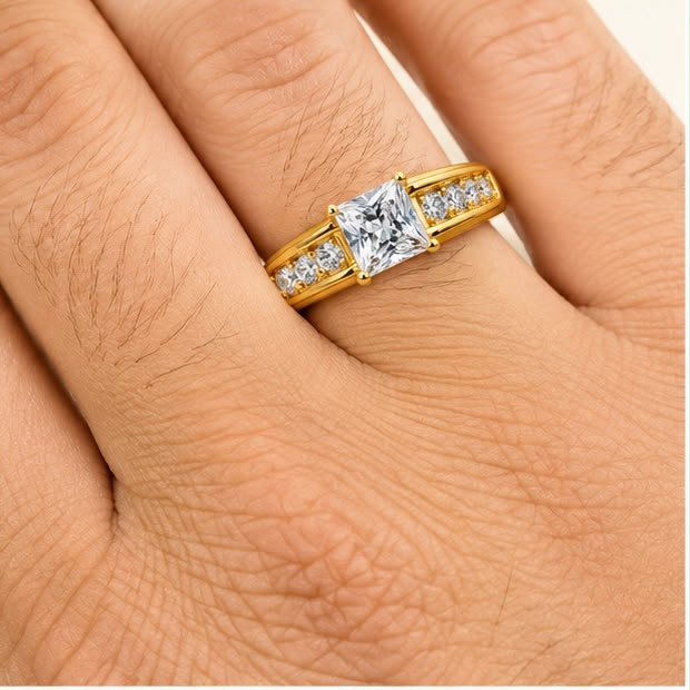 Precision Crest 22k Gold Ring