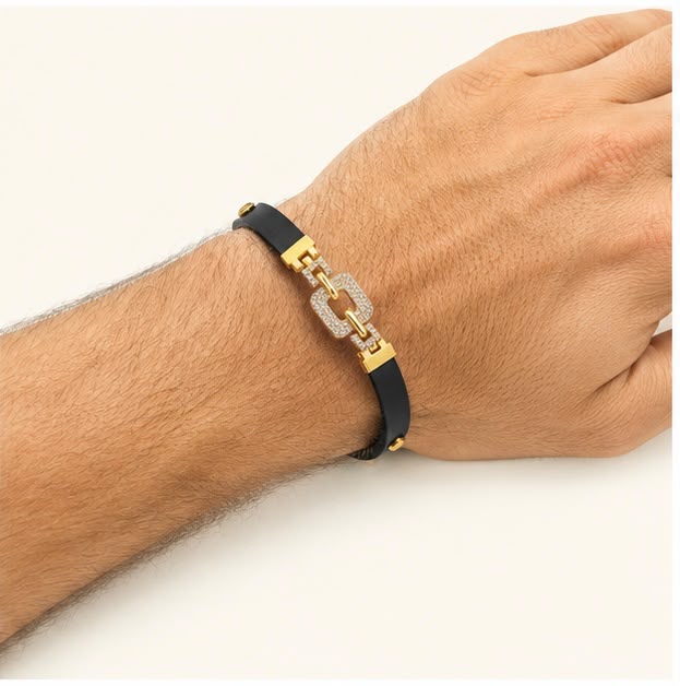 Elite Men's 22K Gold Bracelet