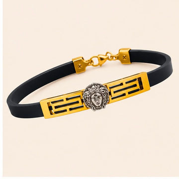 Versace-Inspired 22k Gold Bracelet