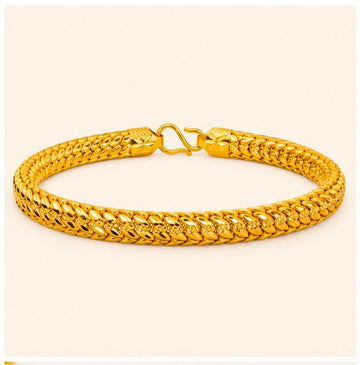 Cuban Link 22k Gold Bracelet