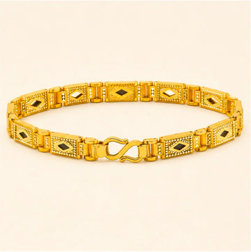 Geometric 22k Gold Bracelet