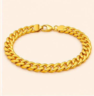 Luxury Men 22k Gold Bracelet