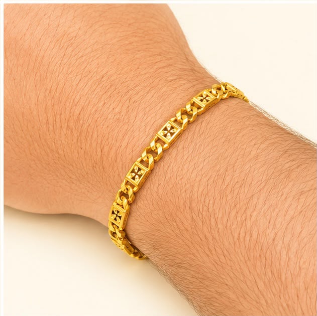 Royal Link 22k Gold Bracelet