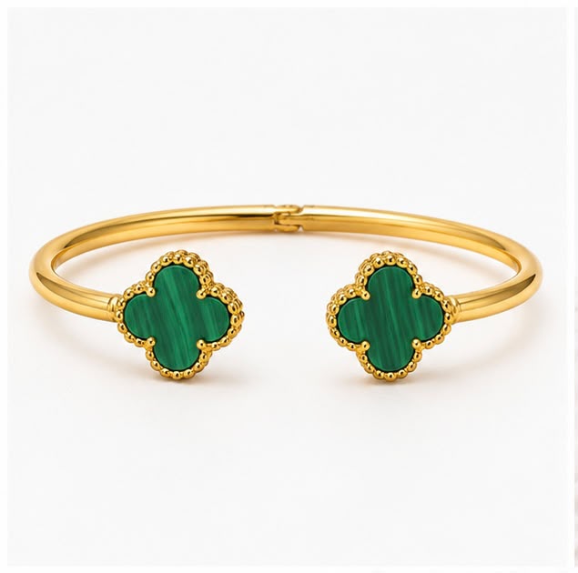 Van Cleef-Inspired 22k Gold Bracelet