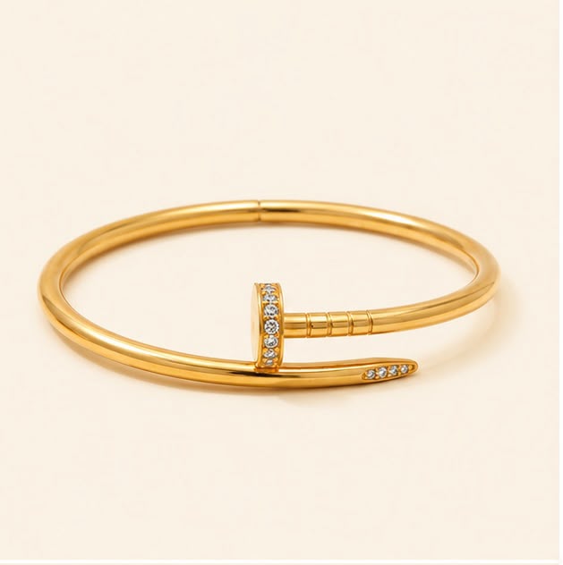Elegant Cuff 22K Gold Bracelet