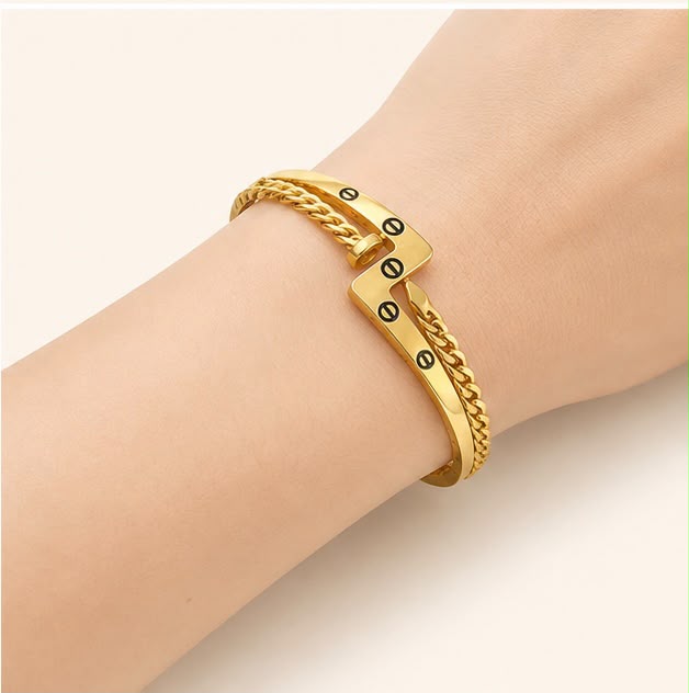 Designer 22K Gold Bracelet