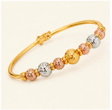 Sparkle Bead 22K Gold Bracelet