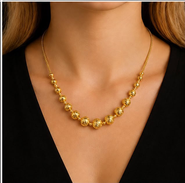 Signature Bead 22K Gold Chain