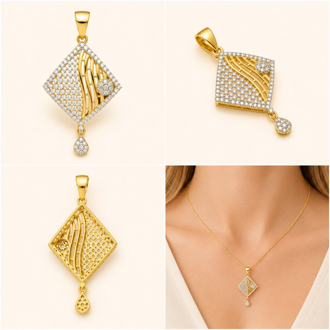 Harmony 22K Gold Pendant