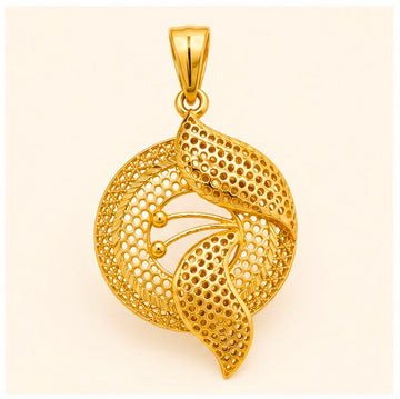 Royal Filigree 22K Gold Pendant