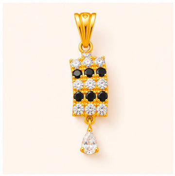Midnight Spark 22K Gold Pendant