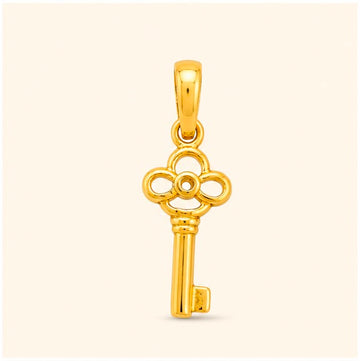 Golden Key 22K Gold Pendant
