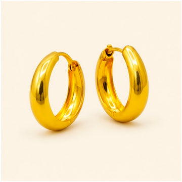 Essential 22K Gold Hoops