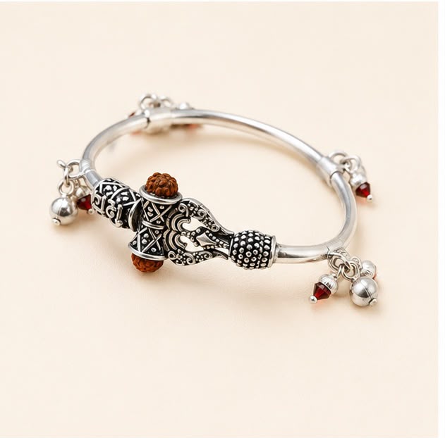 Divine Silver Kids Kada Pair