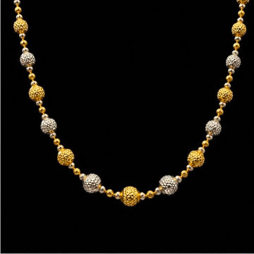 22K Gold Long Bead Chain