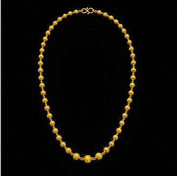 22K Gold Statement Bead Chain