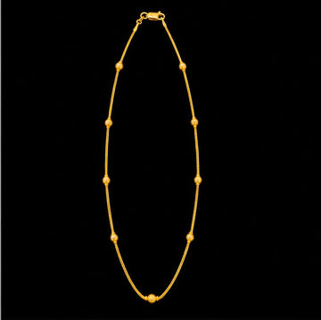 22K Gold Accent Bead Chain