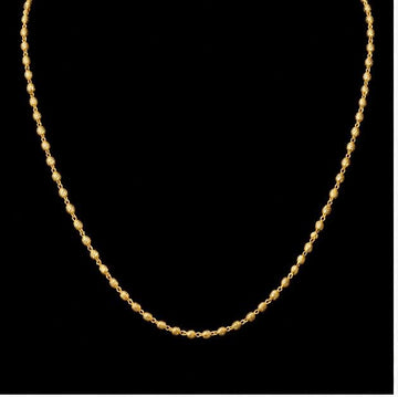 22K Gold Fine Bead Chain