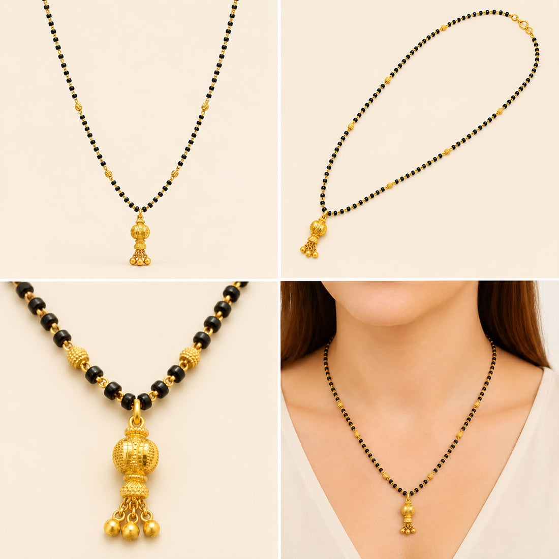 Lightweight Graceful 22K Gold Mangalsutra