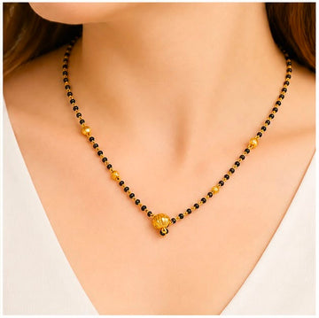 Elegant Bead 22K Gold Mangalsutra