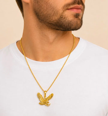 Golden Eagle 22K Gold Pendant