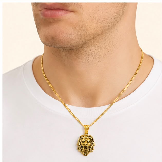 Lion King 22K Gold Pendant