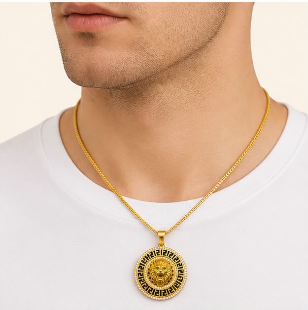 Lion Legacy 22K Gold Pendant