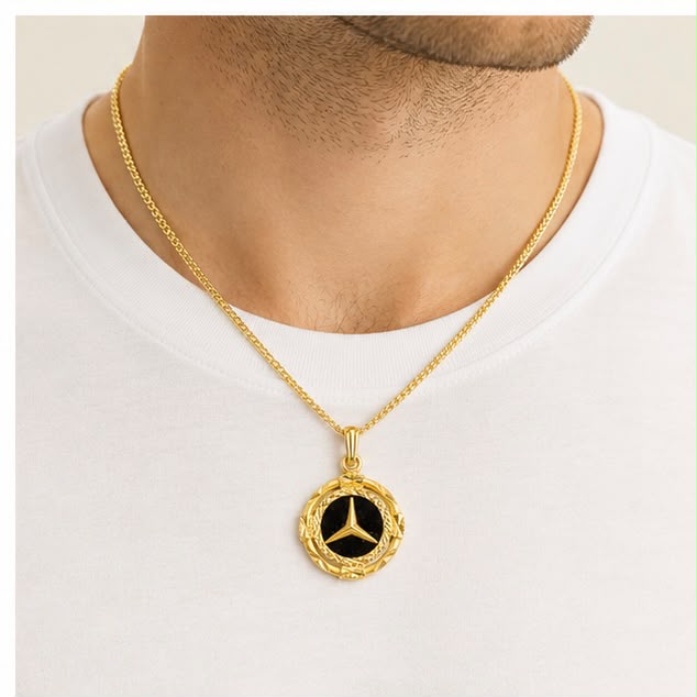 Mercedes Icon 22K Gold Pendant