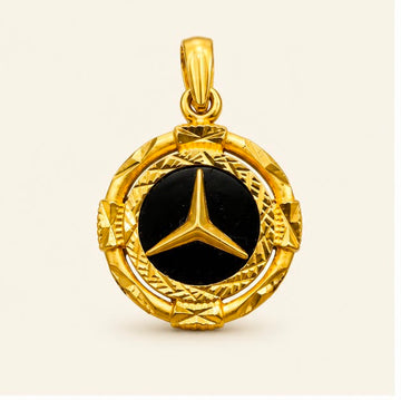 Mercedes Icon 22K Gold Pendant