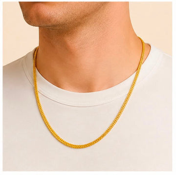 Double Curb 22K Gold Chain