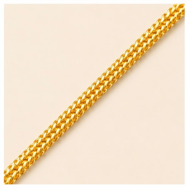 Double Curb 22K Gold Chain