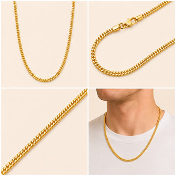 Classic Cuban 22K Gold Chain