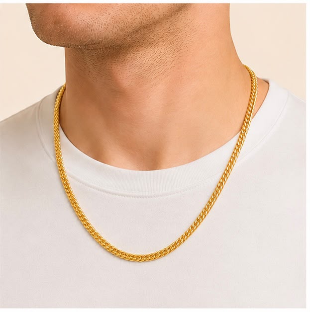 Classic Cuban 22K Gold Chain