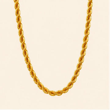 Italian Rope 22K Gold Chain