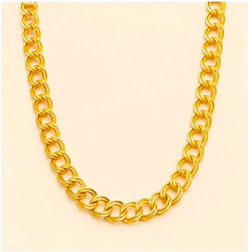 Round Link 22K Gold Chain